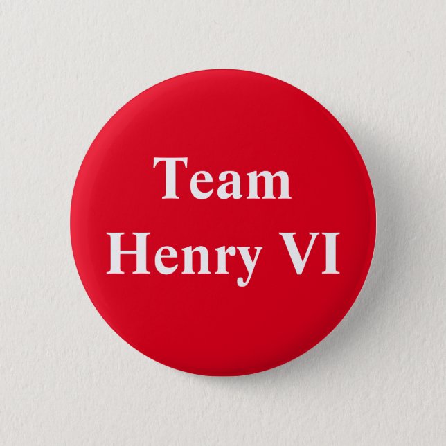 Badge Rond 5 Cm Équipe Henry VI (Devant)