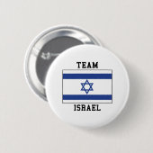 Badge Rond 5 Cm Équipe Israël (Devant & derrière)