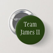 Badge Rond 5 Cm Équipe James II (Devant & derrière)