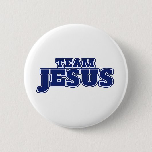 Badge Rond 5 Cm Équipe Jésus (Devant)