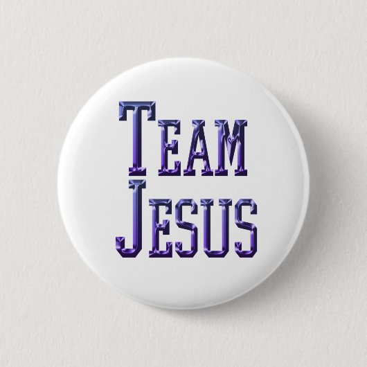 Badge Rond 5 Cm Équipe Jésus (Devant)