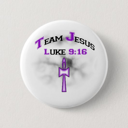 Badge Rond 5 Cm Équipe Jesus Luke 916 (Devant)