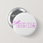 Badge Rond 5 Cm Équipe Klaine ! ! ! (Devant & derrière)