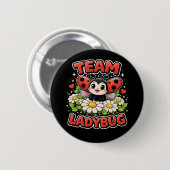 Badge Rond 5 Cm Équipe Ladybug (Devant & derrière)