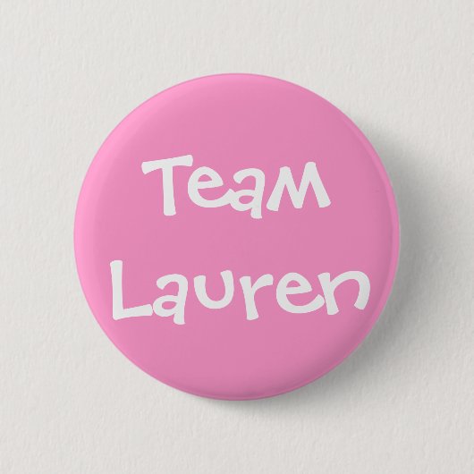 Badge Rond 5 Cm Équipe Lauren (Devant)