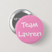 Badge Rond 5 Cm Équipe Lauren (Devant & derrière)