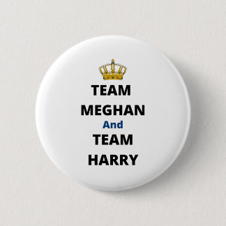 Badge Rond 5 Cm Équipe Meghan et Équipe Harry