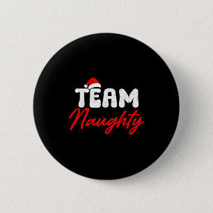 Badge Rond 5 Cm Équipe mignonne drôle de Noël couple correspondant