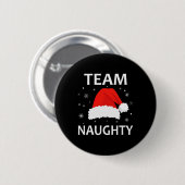 Badge Rond 5 Cm Équipe Naughty Couple Correspondant (Devant & derrière)