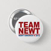 Badge Rond 5 Cm Équipe Newt Gingrich 2012 (Devant & derrière)