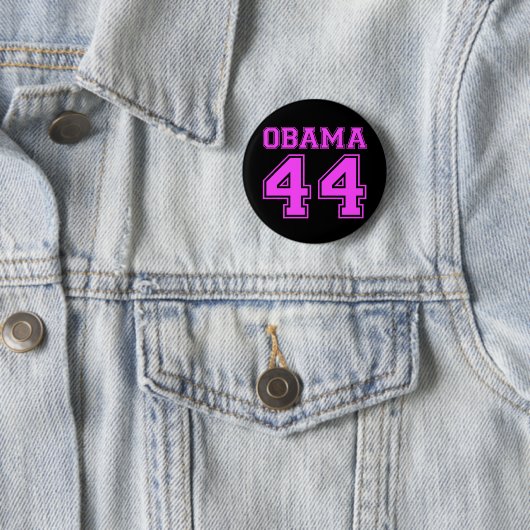 Badge Rond 5 Cm équipe obama (En situation)