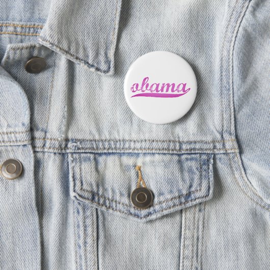 Badge Rond 5 Cm équipe obama (En situation)