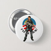Badge Rond 5 Cm Équipe Obama 2012 (Devant & derrière)