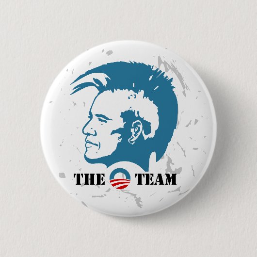 Badge Rond 5 Cm Équipe Obama 2012 (Devant)