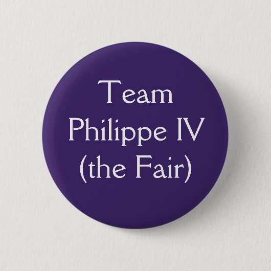 Badge Rond 5 Cm Équipe Philippe IV (Devant)
