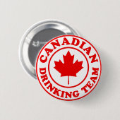 Badge Rond 5 Cm Équipe potable canadienne (Devant & derrière)