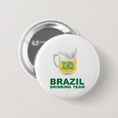 Badge Rond 5 Cm Équipe potable du Brésil (Devant & derrière)