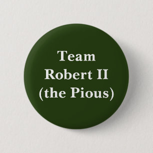 Badge Rond 5 Cm Équipe Robert II (les Pieux)