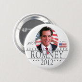 Badge Rond 5 Cm Équipe Romney en 2012 (Devant & derrière)