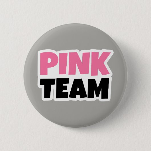 Badge Rond 5 Cm Équipe rose (Devant)