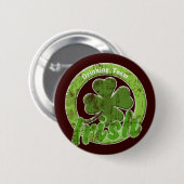 Badge Rond 5 Cm Équipe vintage d'Irlande (Devant & derrière)