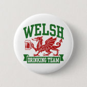 Badge Rond 5 Cm Équipe Welsh (Devant)