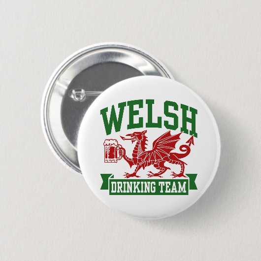 Badge Rond 5 Cm Équipe Welsh (Devant & derrière)