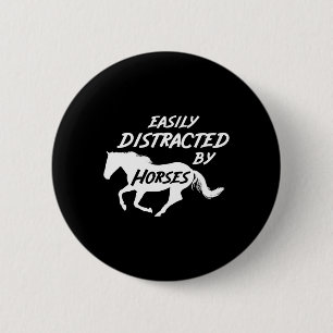 Badge Rond 5 Cm Équitation
