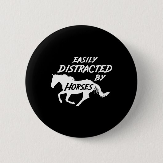 Badge Rond 5 Cm Équitation (Devant)