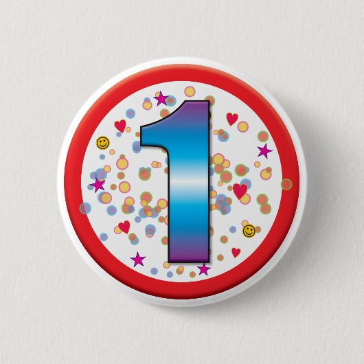 Badge Rond 5 Cm ęr Anniversaire v2 (Devant)