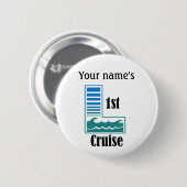 Badge Rond 5 Cm ęr Croisière (Devant & derrière)