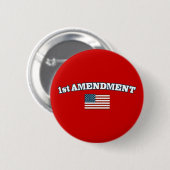Badge Rond 5 Cm ęr Drapeau américain d'amendement (Devant & derrière)