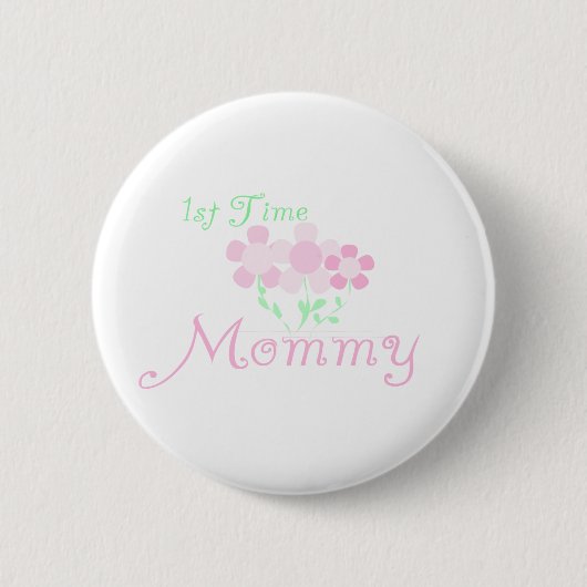 Badge Rond 5 Cm ęr Maman de temps (Devant)