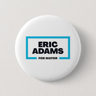 Badge Rond 5 Cm Eric Adams Pour Le Maire De New York