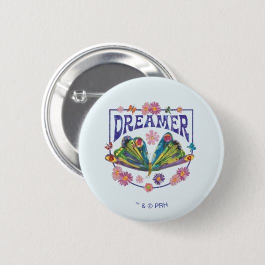 Badge Rond 5 Cm Eric Carle | Dreamer (Devant & derrière)