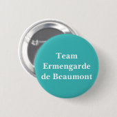 Badge Rond 5 Cm Ermengarde de Beaumont, reine d'Écosse (Devant & derrière)