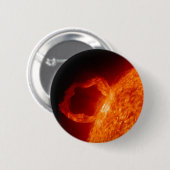 Badge Rond 5 Cm Éruption chromosphérique (Devant & derrière)