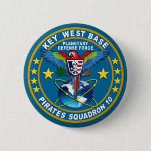 Badge Rond 5 Cm Escadron de Pirates