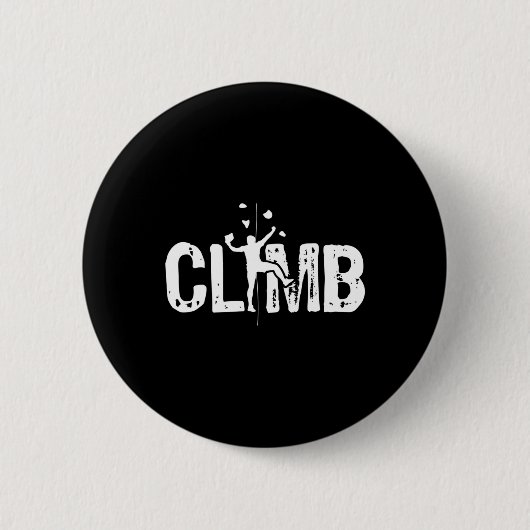 Badge Rond 5 Cm Escalade Bouldering Mur Climber Rock Escalade Mont (Devant)