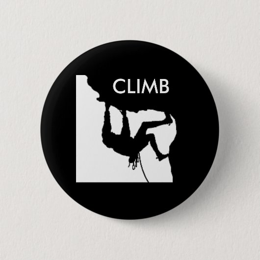 Badge Rond 5 Cm escalade de roche (Devant)
