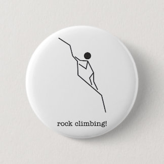 Badge Rond 5 Cm escalade de roche ! bouton