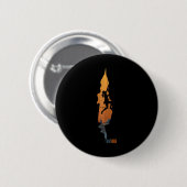 Badge Rond 5 Cm Escalade - Escalade de roche de haute volée Boulde (Devant & derrière)