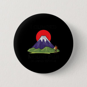 Badge Rond 5 Cm Escalade Mont Fuji
