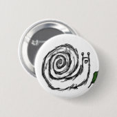 Badge Rond 5 Cm Escargot (Devant & derrière)