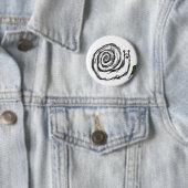Badge Rond 5 Cm Escargot (En situation)