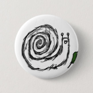Badge Rond 5 Cm Escargot