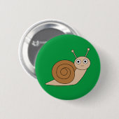 Badge Rond 5 Cm Escargot (Devant & derrière)