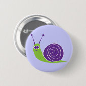Badge Rond 5 Cm Escargot (Devant & derrière)