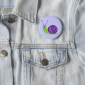 Badge Rond 5 Cm Escargot (En situation)