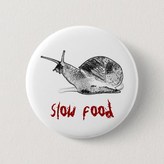 Badge Rond 5 Cm escargot (Devant)